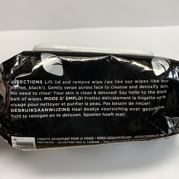 Yes To Tomatoes Detoxifying Charcoal Makeup Remover wipes x4 - Picture 7 of 7